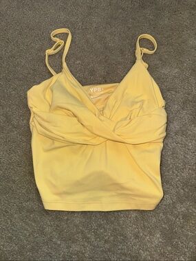 YPB Yellow Spaghetti Strap Top